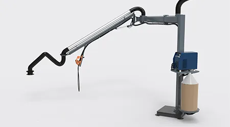 Welding Fume Extraction Arm-Yeed Tech|Efficient Smoke Management&amp;5S Compliance
